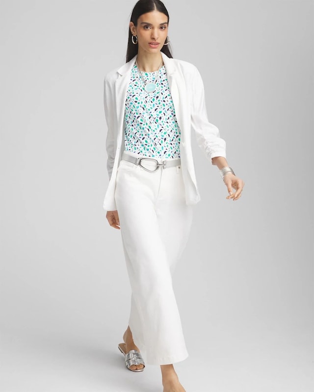 Polka-Dot Crewneck Perfect Tee - image 2